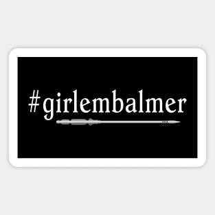 #girlembalmer Girl Embalmer Trocar Design Magnet